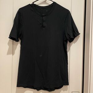 Men's Lululemon Black Henley Shirt